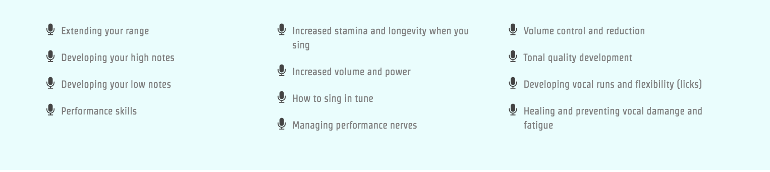Singing Made Easy Benefits