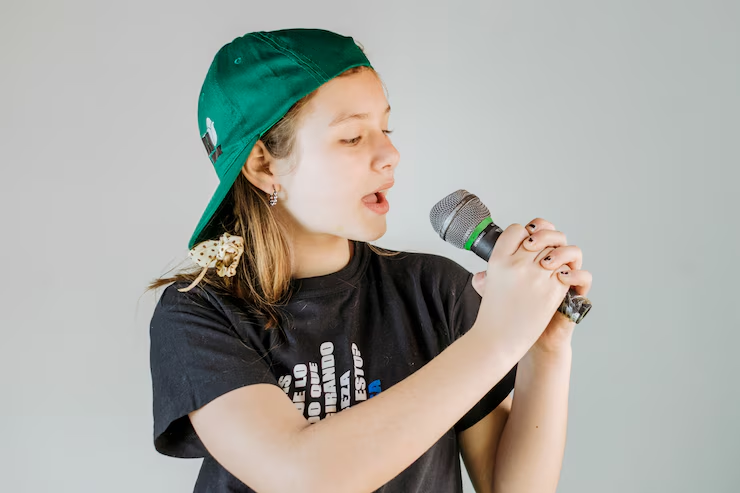 Girl singing
