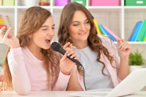 singing